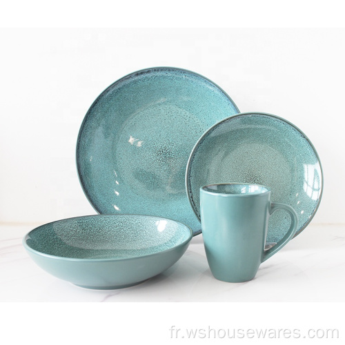Ensembles de vaisselle réactive-Glaze pour la famille